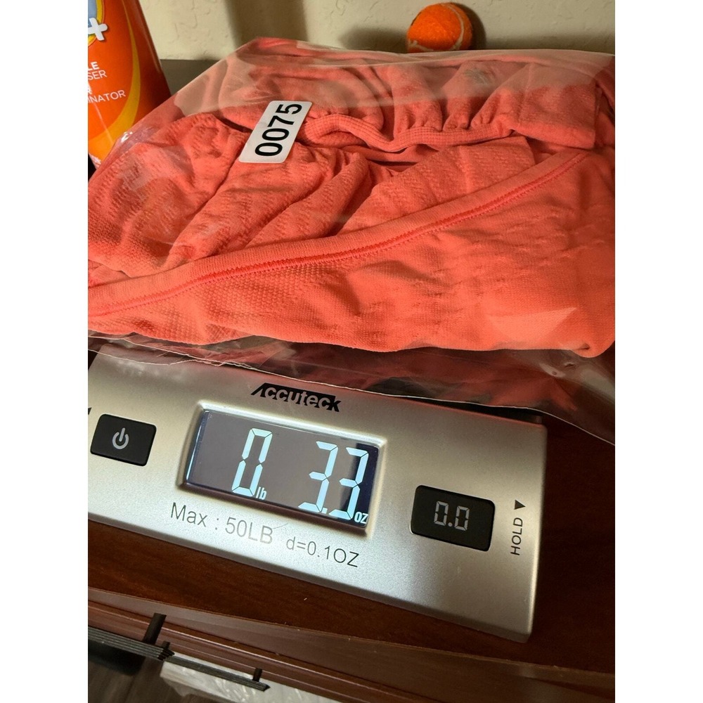 Athleta Speedlight Seamless Tank Racerback On Fire Orange Lightweight Ruch Sz S - Picture 9 of 9